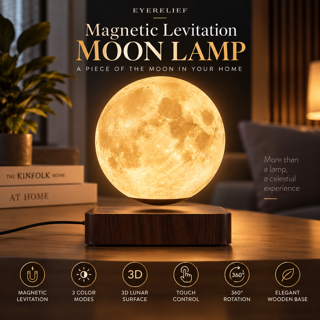 Levitating Moon Lamp