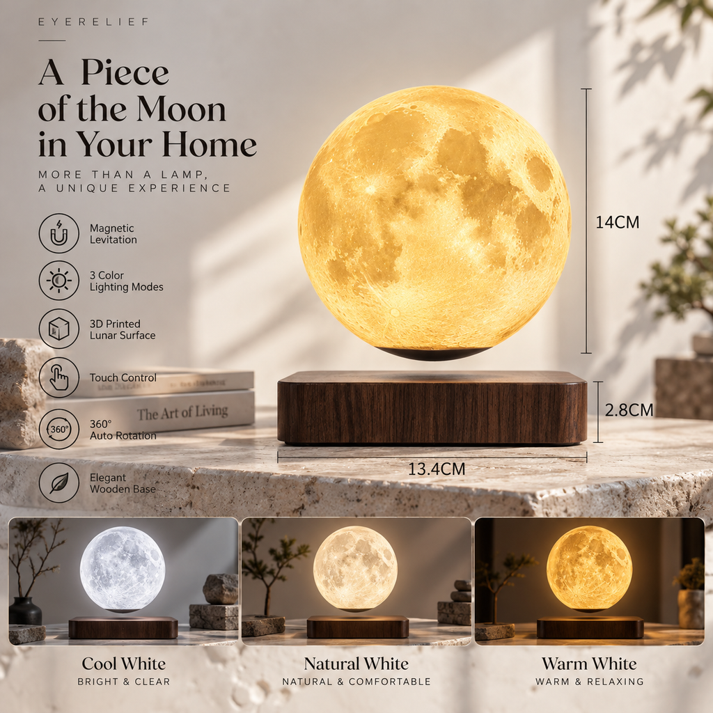 Levitating Moon Lamp