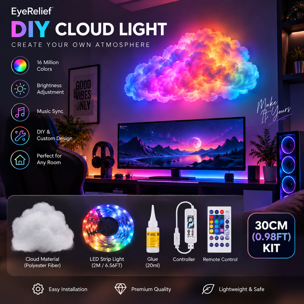 DIY RGBIC Cloud Light