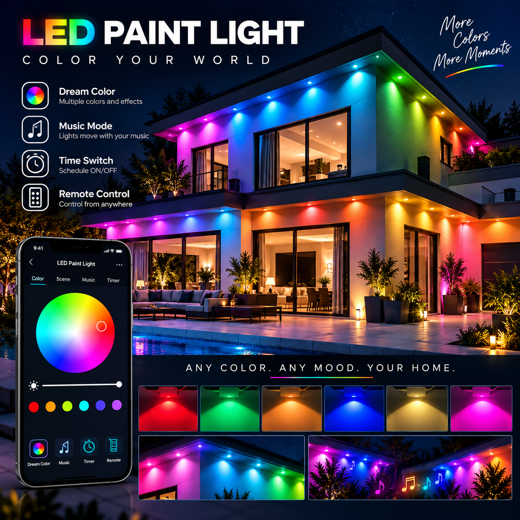 MIMIRGB Permanent Outdoor Eaves Lights