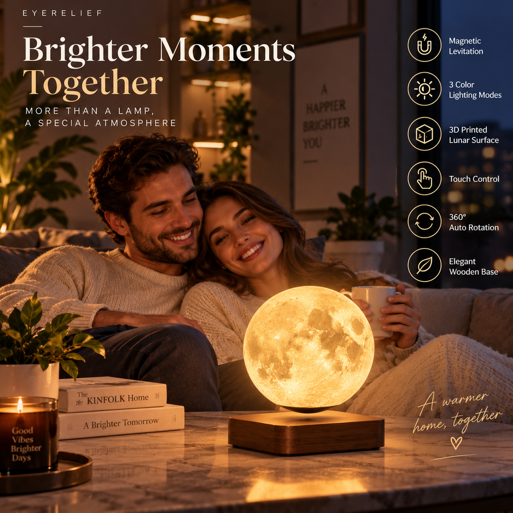 Levitating Moon Lamp