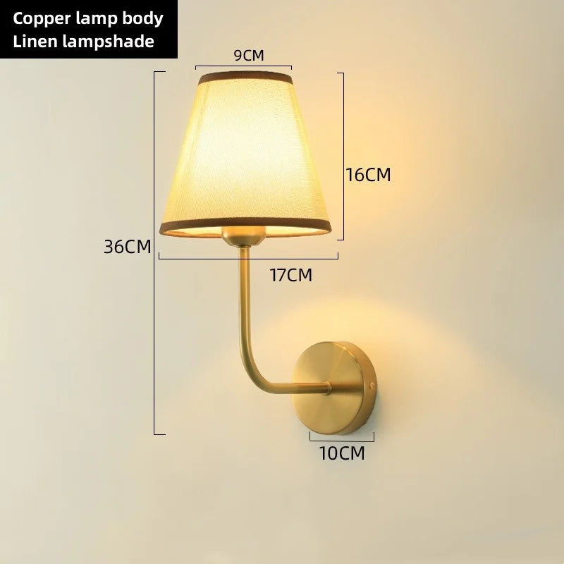 Modern Fabric Wall Sconce