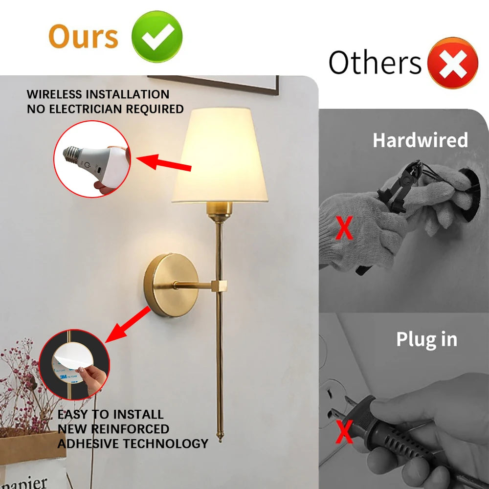 Nordic RGB Rechargeable Wall Lamp