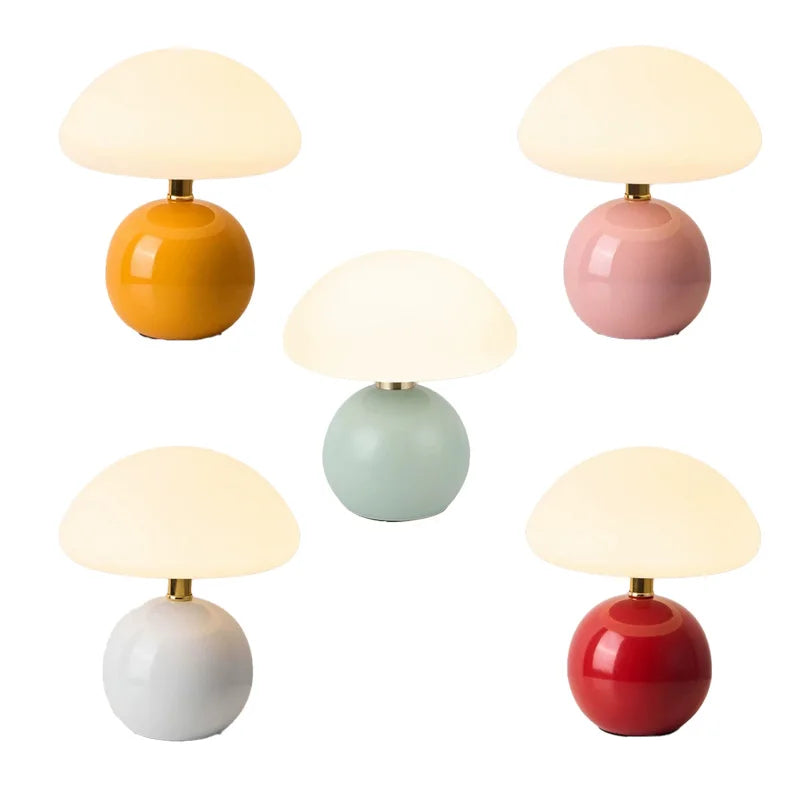 Mushroom Ceramic Table Lamp