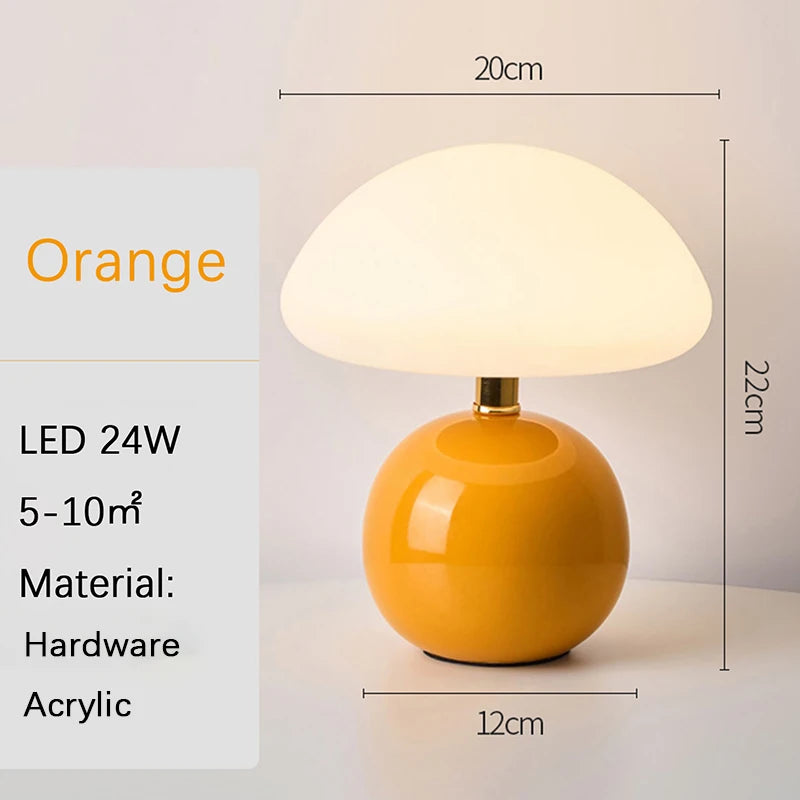 Mushroom Ceramic Table Lamp