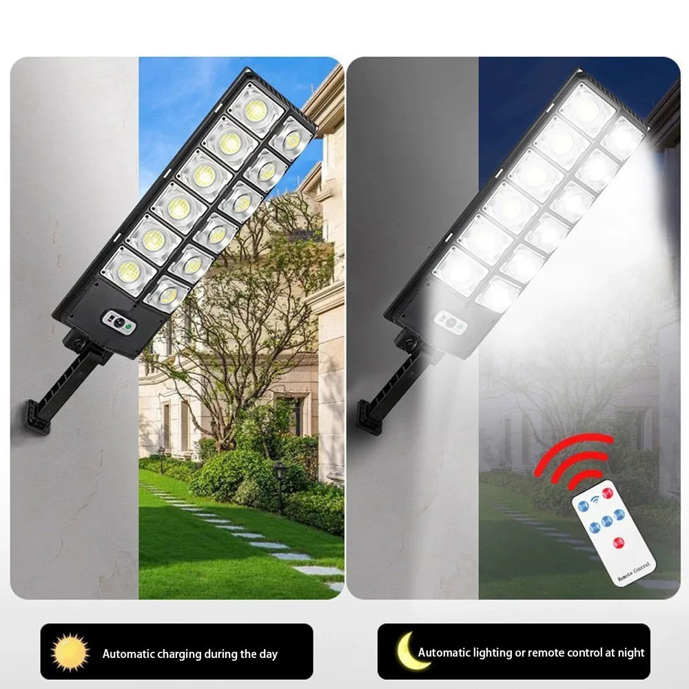 Solar Motion Sensor Outdoor Wall Light