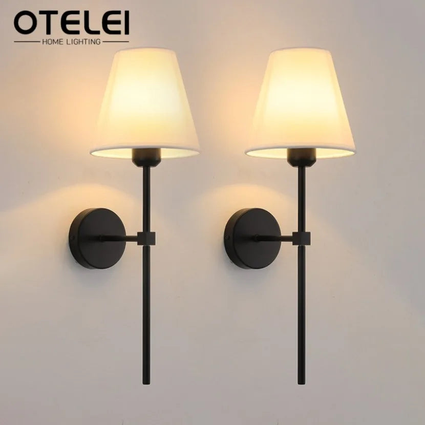 Modern Fabric Wall Sconce