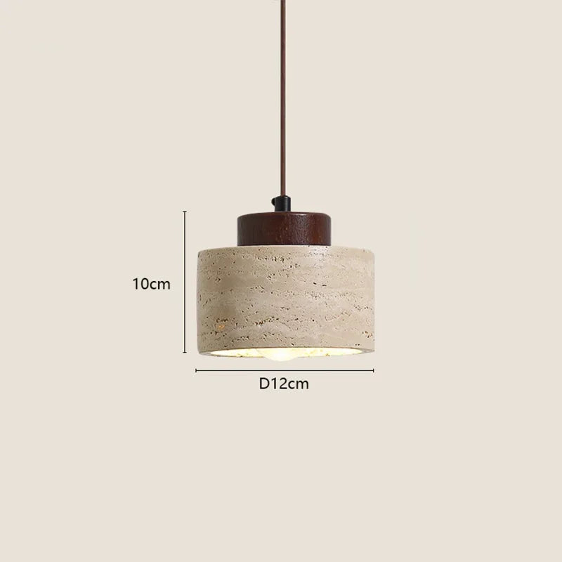 Wabi-Sabi Stone Pendant Light