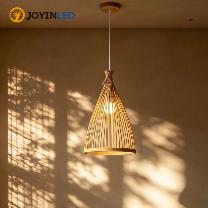 Natural Rattan Pendant Light — EyeRelief