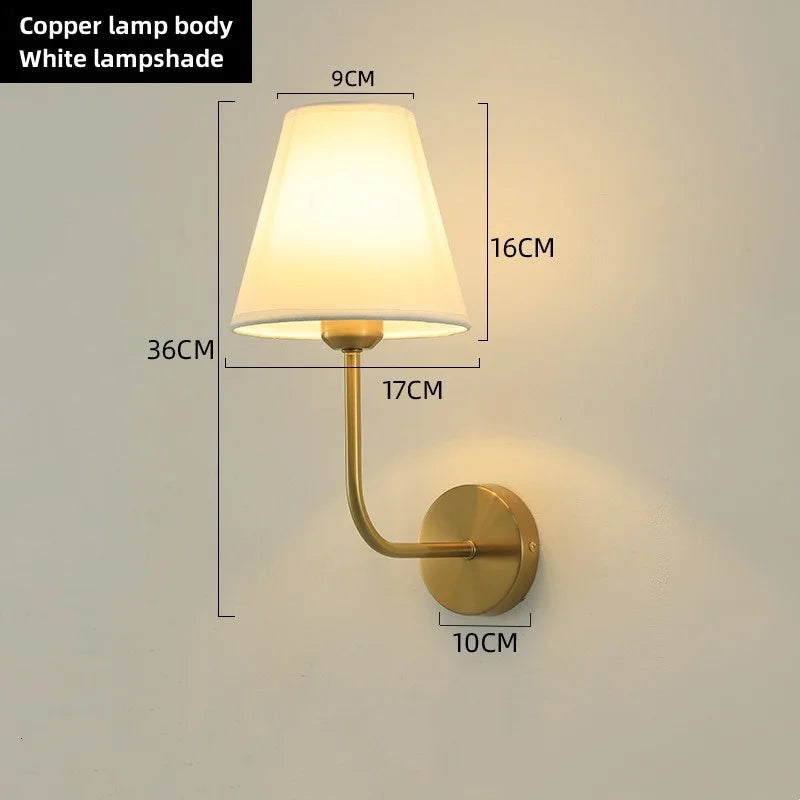 Modern Fabric Wall Sconce