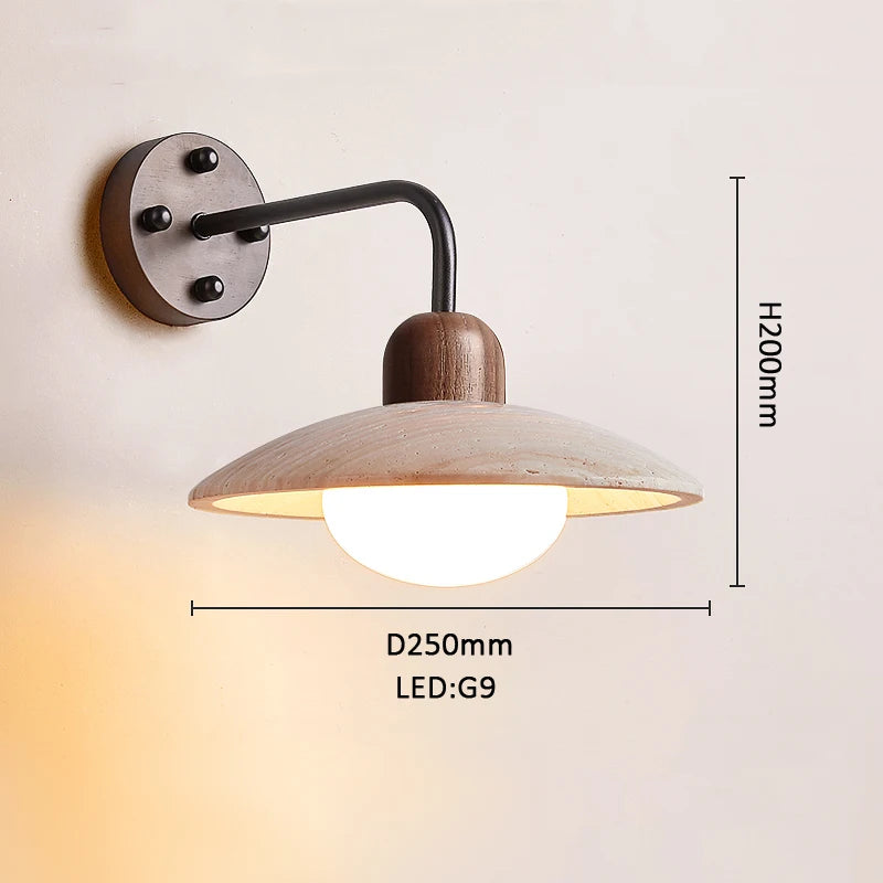 Creative Designer Soft Decoration Wall Lamp Nordic Minimalist Japanese Wabi Sabi Bedroom Bedside Ambient Led Lighting Fixture