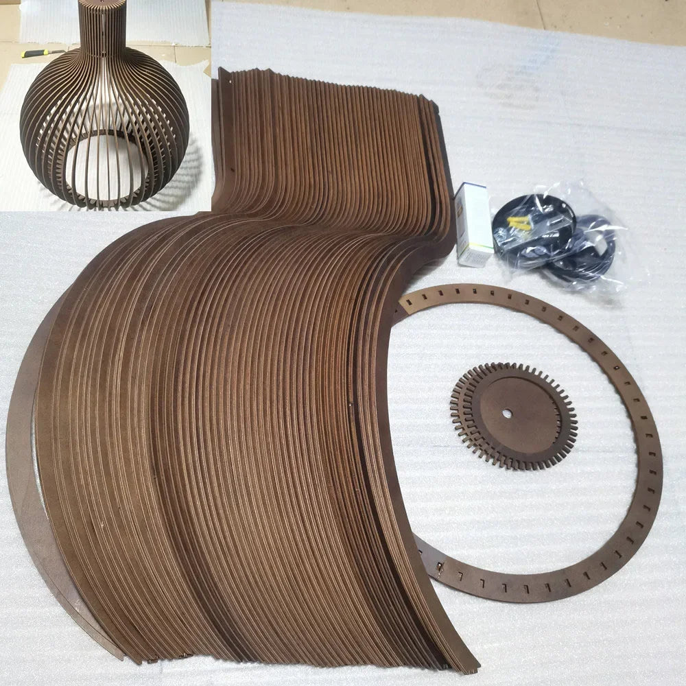 Wood Cage Pendant Light — EyeRelief