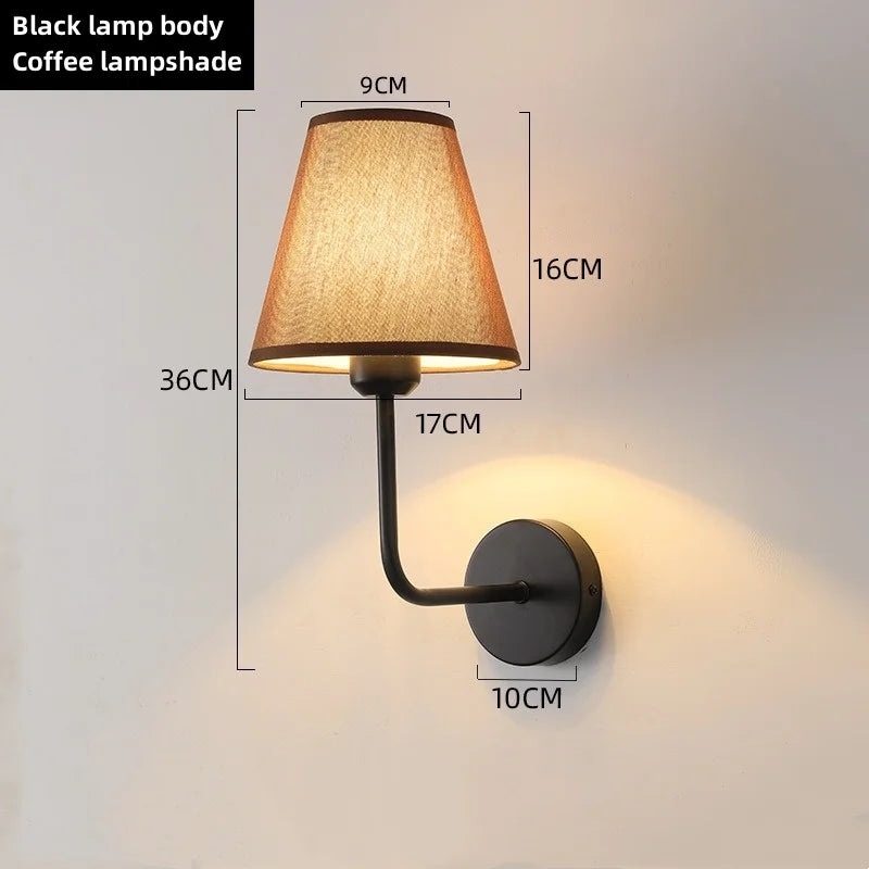 Modern Fabric Wall Sconce