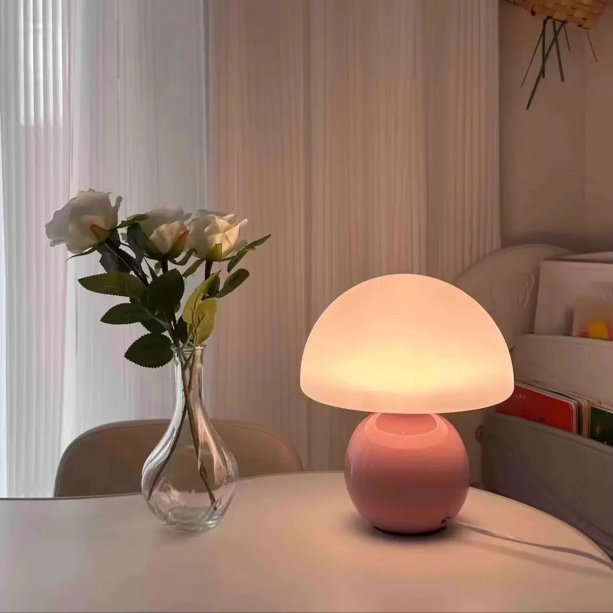 Mushroom Ceramic Table Lamp
