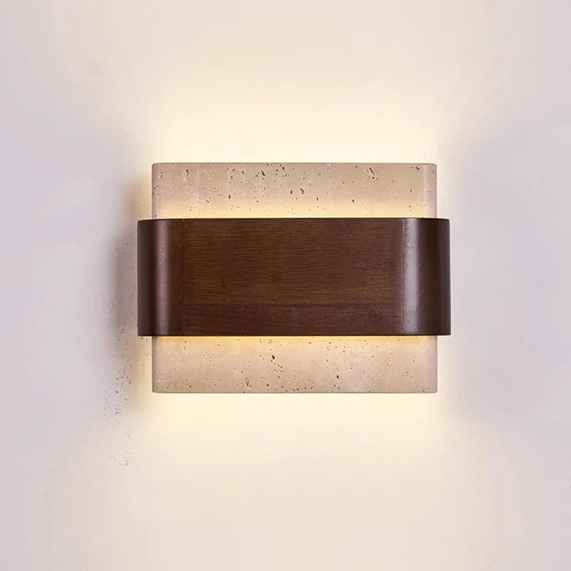 Up down glowing antique bedroom bedside Wabi Sabi style living room corridor staircase retro Song Dynasty aesthetic wall light