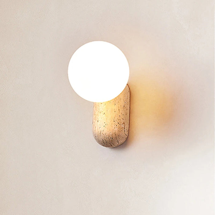 Wabi Sabi Bedroom Bedside Led Wall Lamp Nordic Minimalist Staircase Bathroom Japanese Design Sense Retro Sconce Corridor Light
