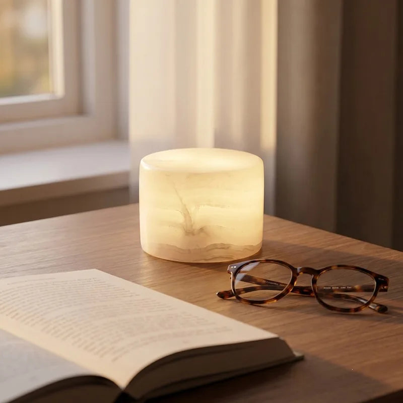 Natural Marble Wireless Charging Lamp