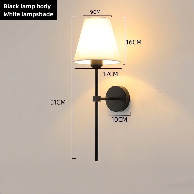 Modern Fabric Wall Sconce