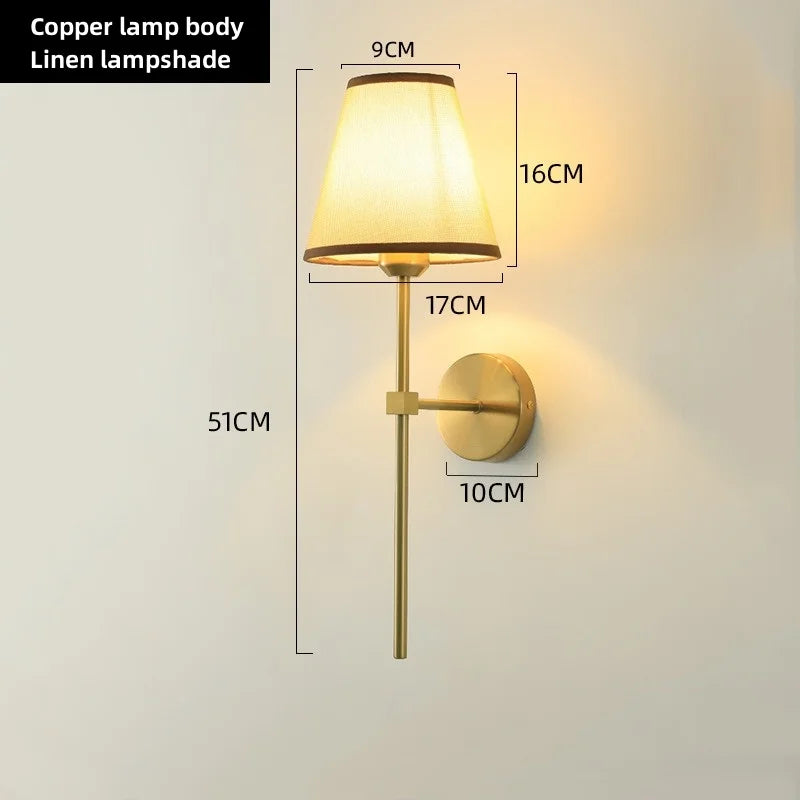 Modern Fabric Wall Sconce
