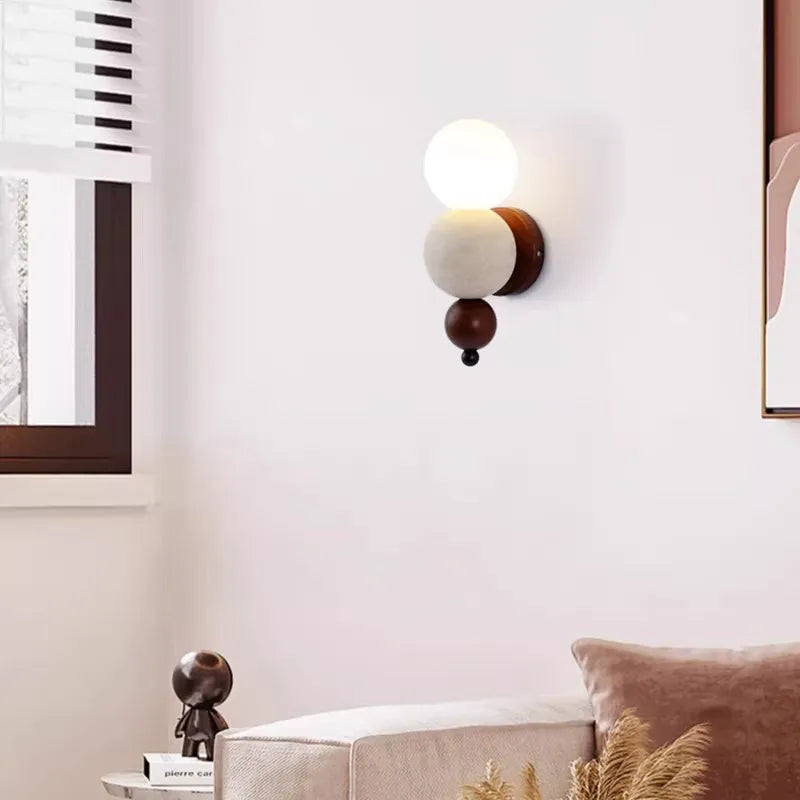 Kairo™ — Natural Stone Wall Sconce
