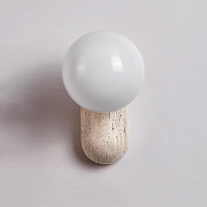 Wabi Sabi Bedroom Bedside Led Wall Lamp Nordic Minimalist Staircase Bathroom Japanese Design Sense Retro Sconce Corridor Light