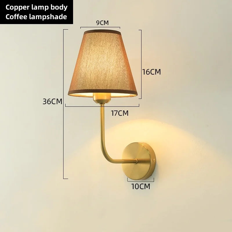 Modern Fabric Wall Sconce