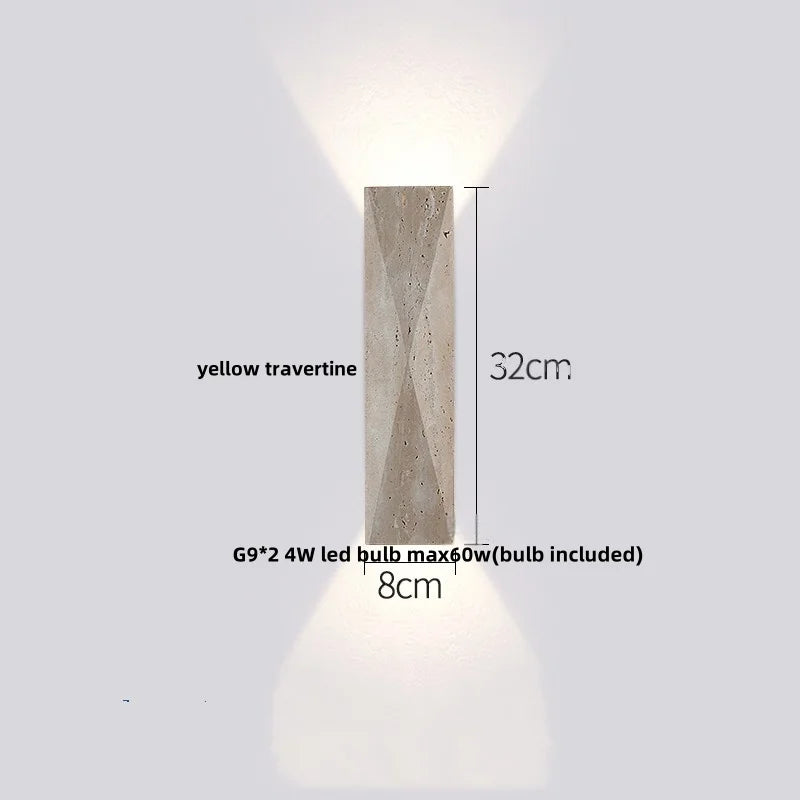 IWHD White Glass LED Wall Lamp Sconce Bedside Foyer Aisle Nordic Modern Yellow Cave Stone Creative Stair Light Fixture Lamparas