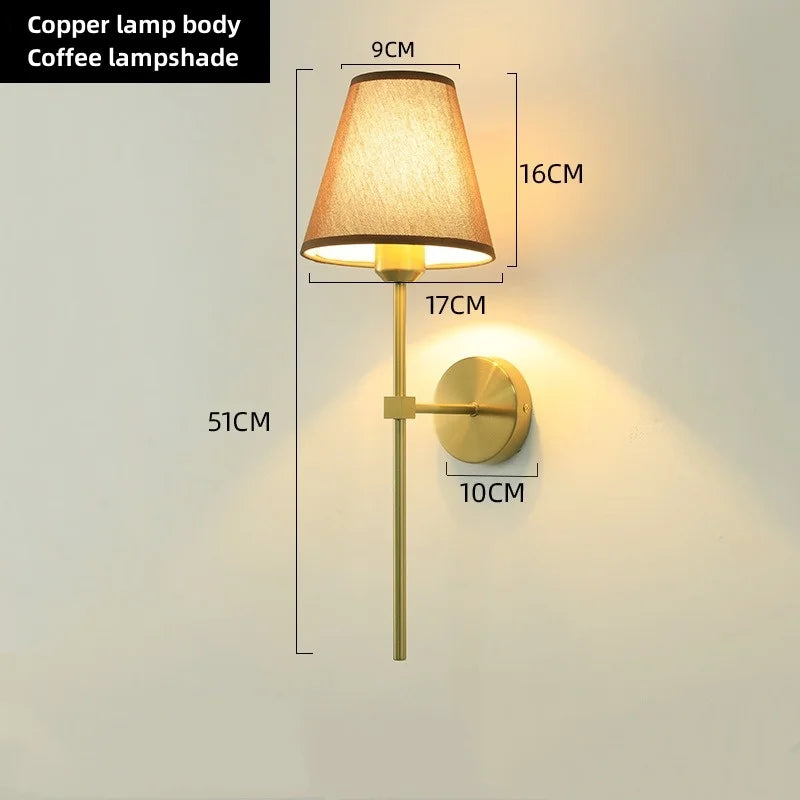 Modern Fabric Wall Sconce