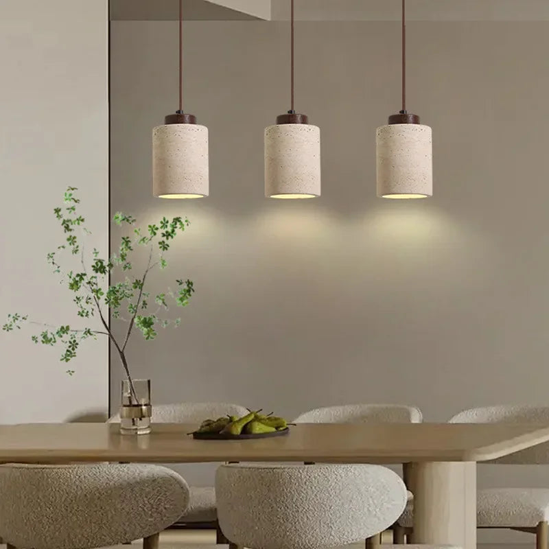 Wabi-Sabi Stone Pendant Light