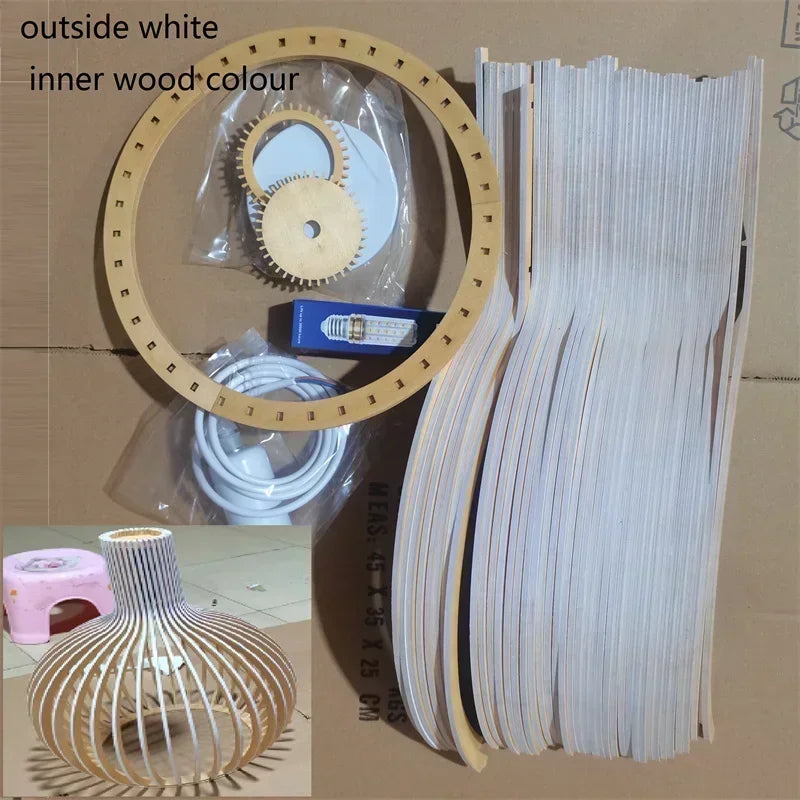 Wood Cage Pendant Light — EyeRelief
