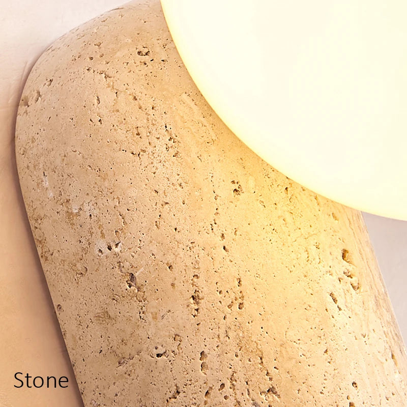 Wabi Sabi Bedroom Bedside Led Wall Lamp Nordic Minimalist Staircase Bathroom Japanese Design Sense Retro Sconce Corridor Light