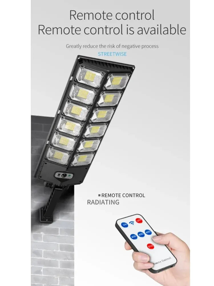 Solar Motion Sensor Outdoor Wall Light