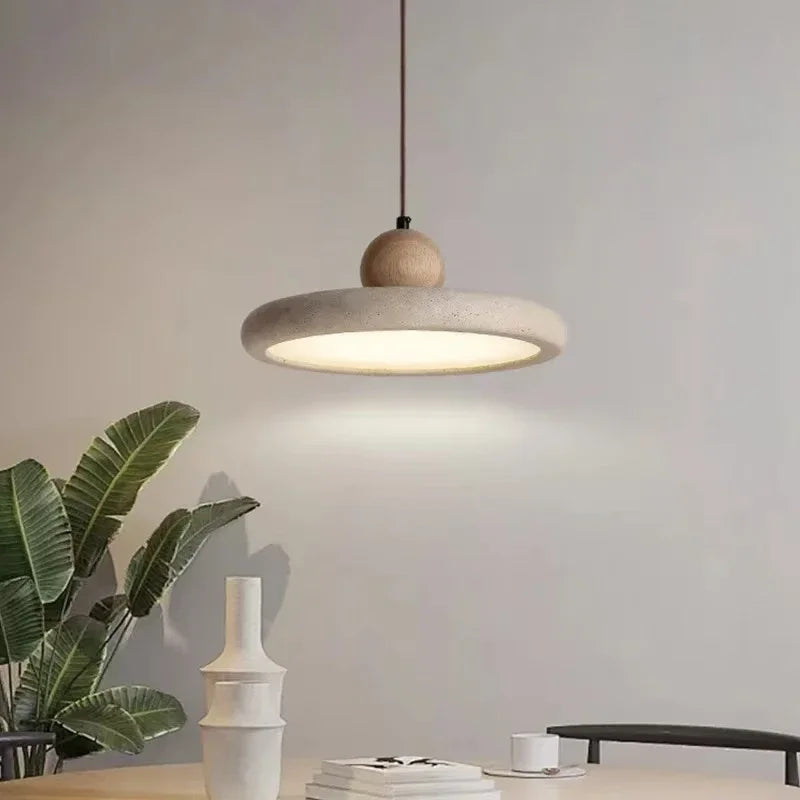 Atlas™ — Nordic Travertine Pendant Light