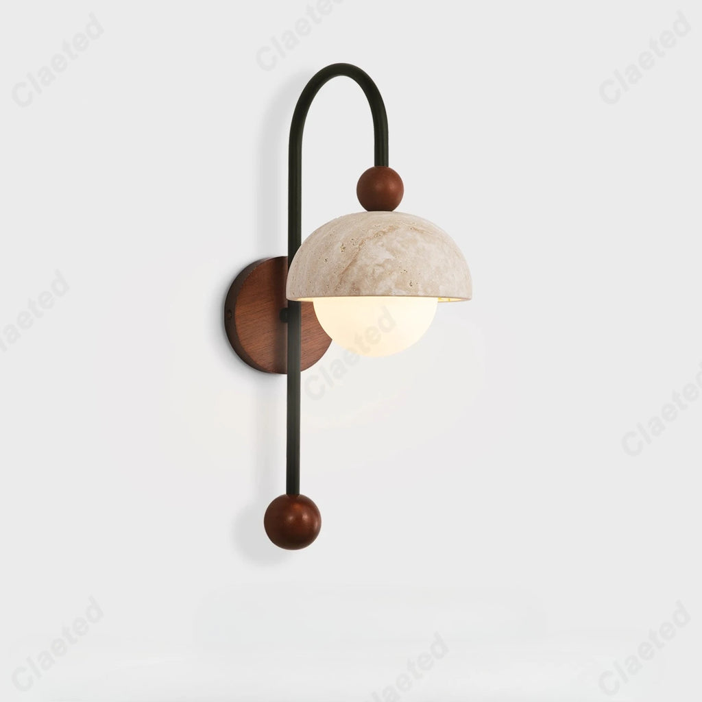 Creative Retro LED Yellow Hole Stone Lamp Living Room Corridor Corridor Bedroom Bedside Decorative Lighting Lamps