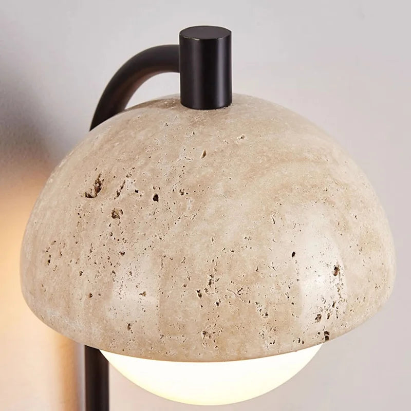 Medieval Japanese Wabi Sabi style bedroom bedside wall lamp living room hallway retro homestay wiring rechargeable lamp fixture