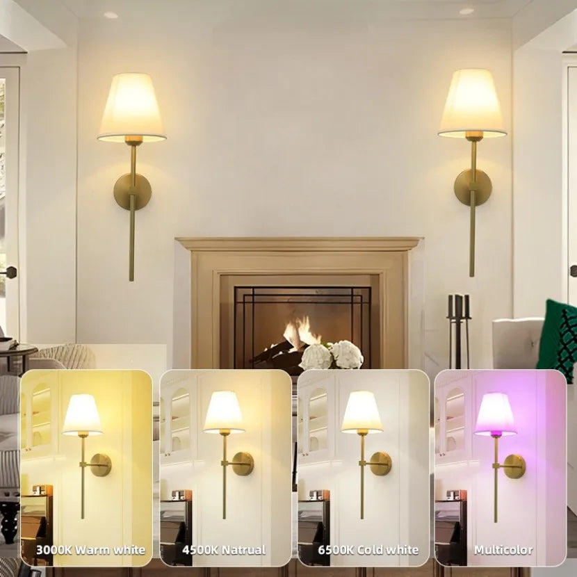Modern Fabric Wall Sconce
