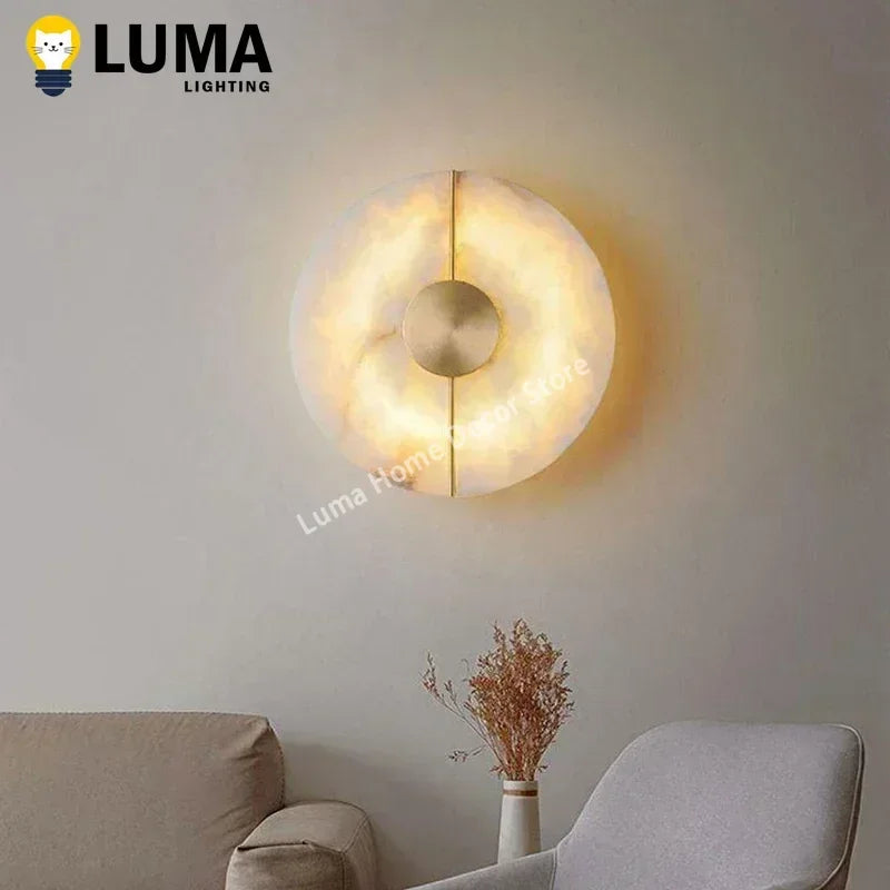 Natural Marble Wall Sconce — EyeRelief