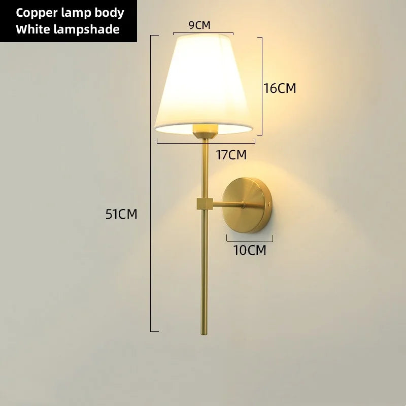 Modern Fabric Wall Sconce
