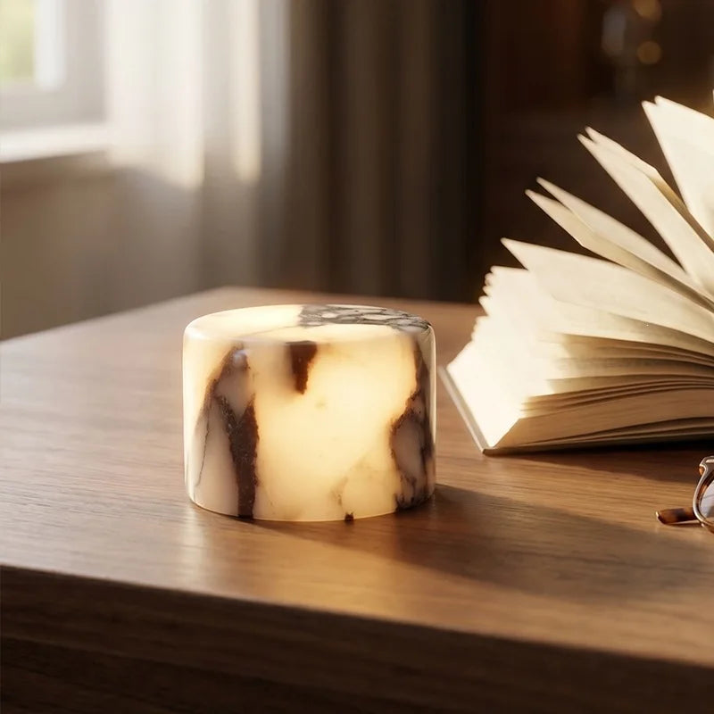 Natural Marble Wireless Charging Lamp