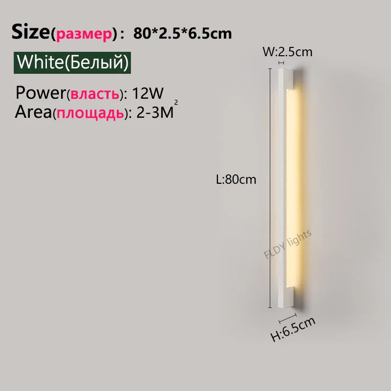 Nordic Long LED Wall Light