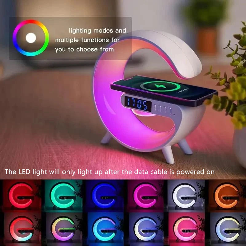 RGB Night Light Speaker & Charging Station