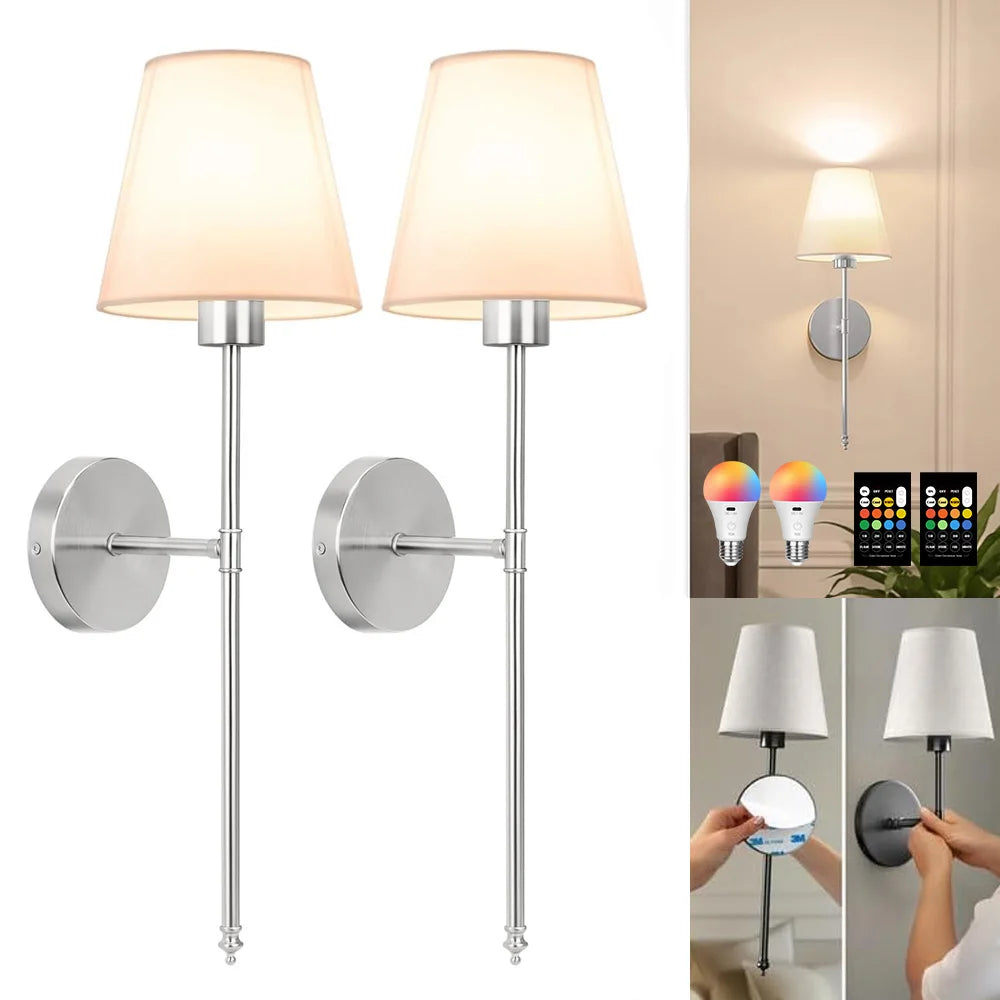 Nordic RGB Rechargeable Wall Lamp