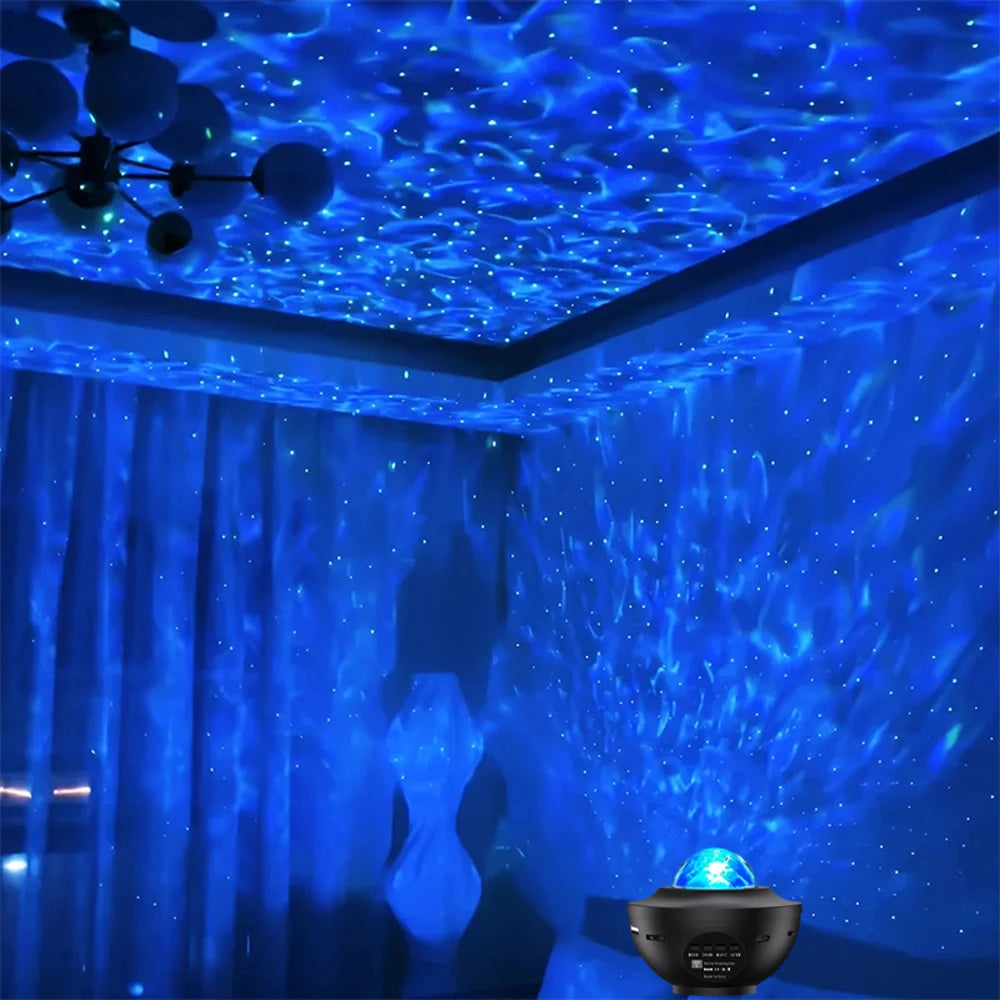 Starry Sky Galaxy Projector with Bluetooth Speaker