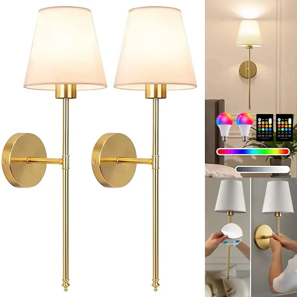 Nordic RGB Rechargeable Wall Lamp
